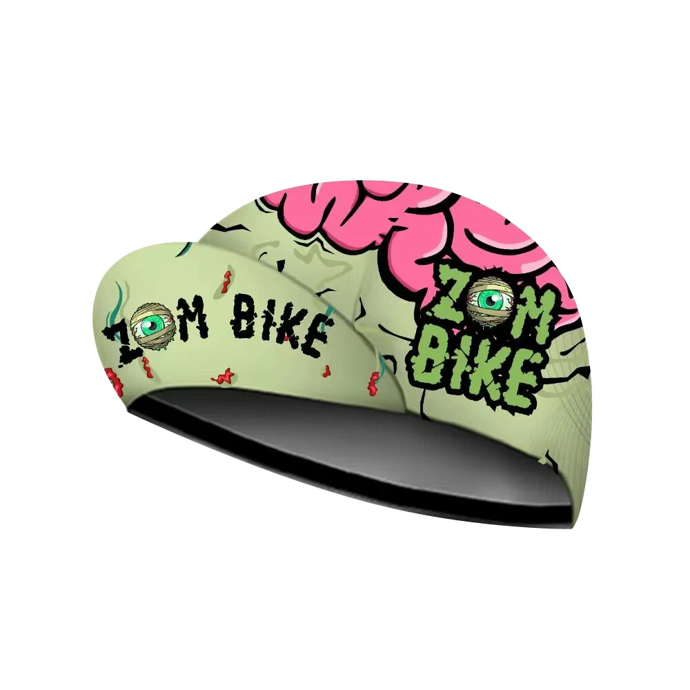 Multi Styles Funny New Cycling Caps Summer Breathable Men And Women Quick Dry Bicycle Hats Classic Hot Brain Eyes 6 Colors 5