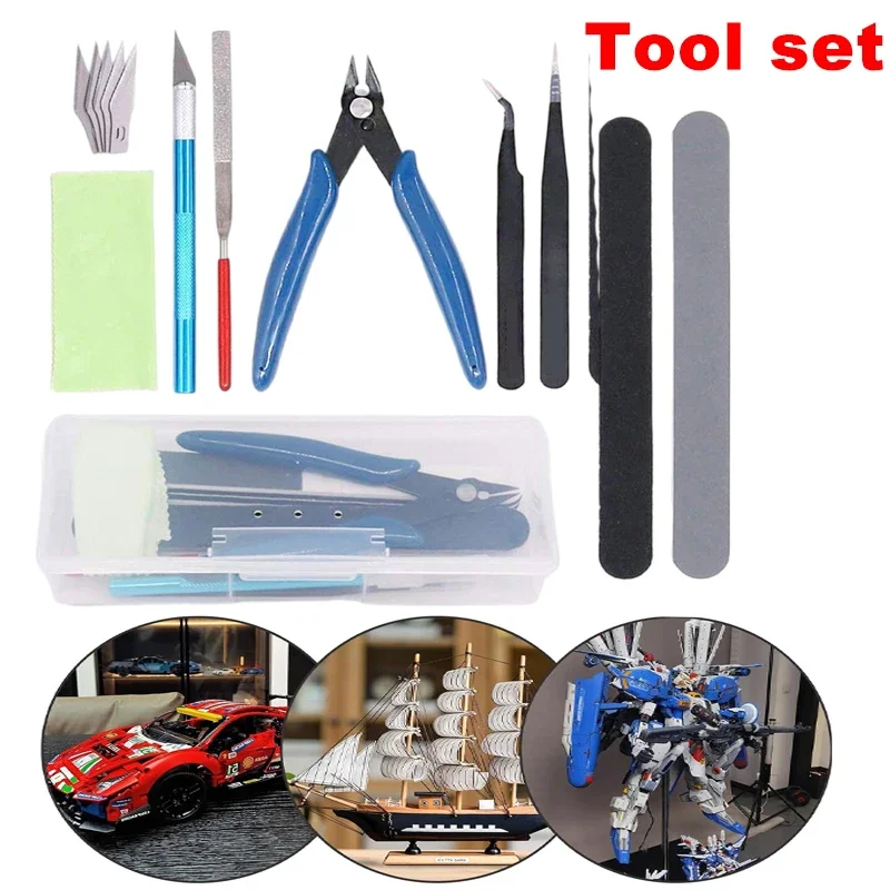 Gundam Model Tools Kit Gunpla Tool Model Hobby Tool Kits Gundam Modeler Basic Tools for Hobby Building Making Assembling