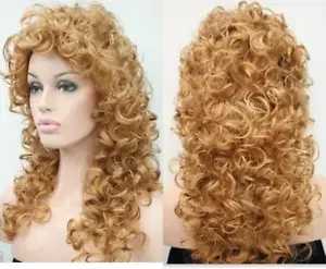 

Women Wig Spiral Curls Fluffy Half Full Wig Natural Hair Cosplay Ladies Wigs