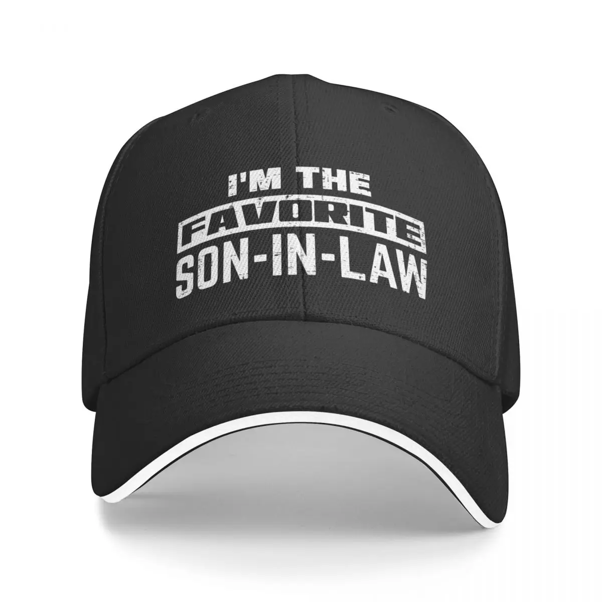 

I'm the favorite son in law funny saying Baseball Cap derby hat Sun Hat For Children Dropshipping Woman Men's
