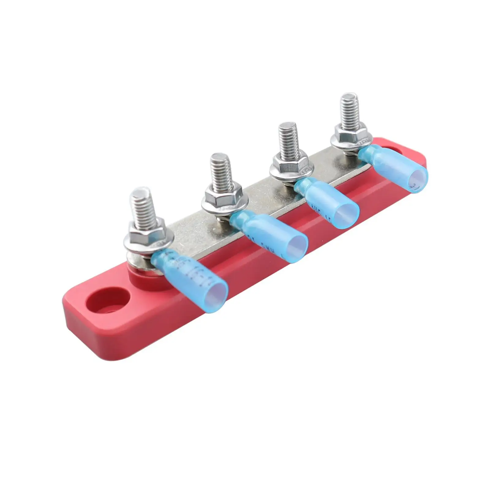 4 Position Bus Bar Terminal Block with M5 Studs for Power Distribution