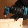 180W Electric Hammer Drill Cordless Hammer Screwdriver Adjustable Head Nail Drill Woodworking Power Tool for Makita 18V Battery 6
