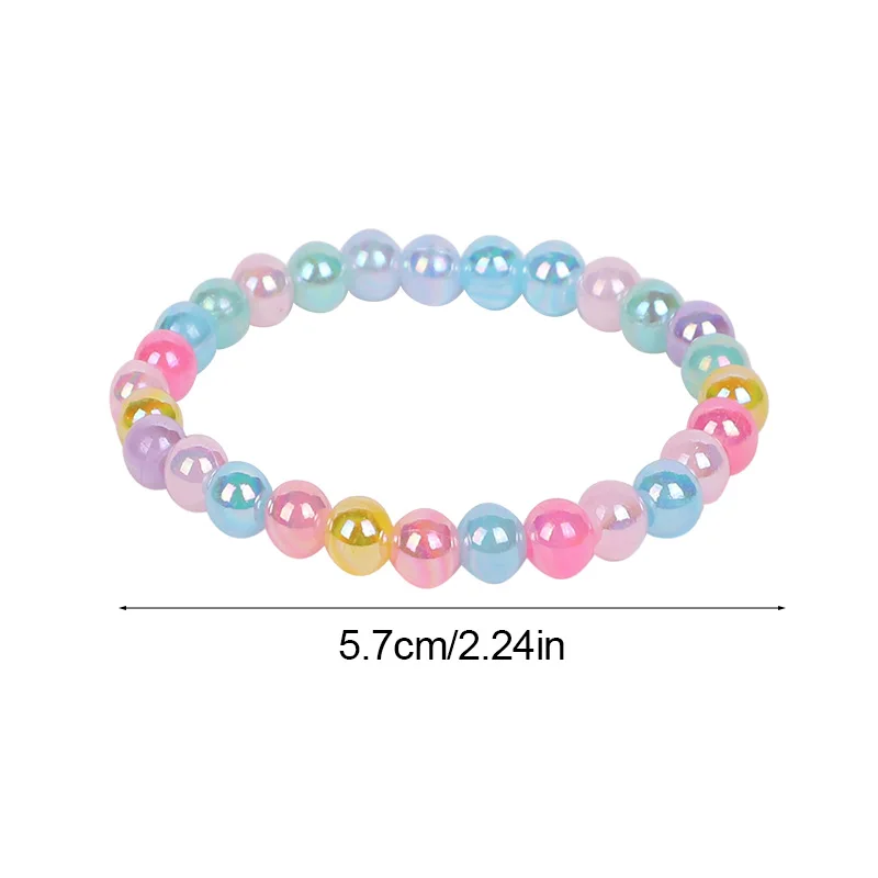 10/20/30Pcs Mehrfarbige Perlen Armband Kinder Meerjungfrau Geburtstag Party Favors Gäste Geschenk Goodie Pinata Füllstoffe Baby dusche Liefert – Detail 17