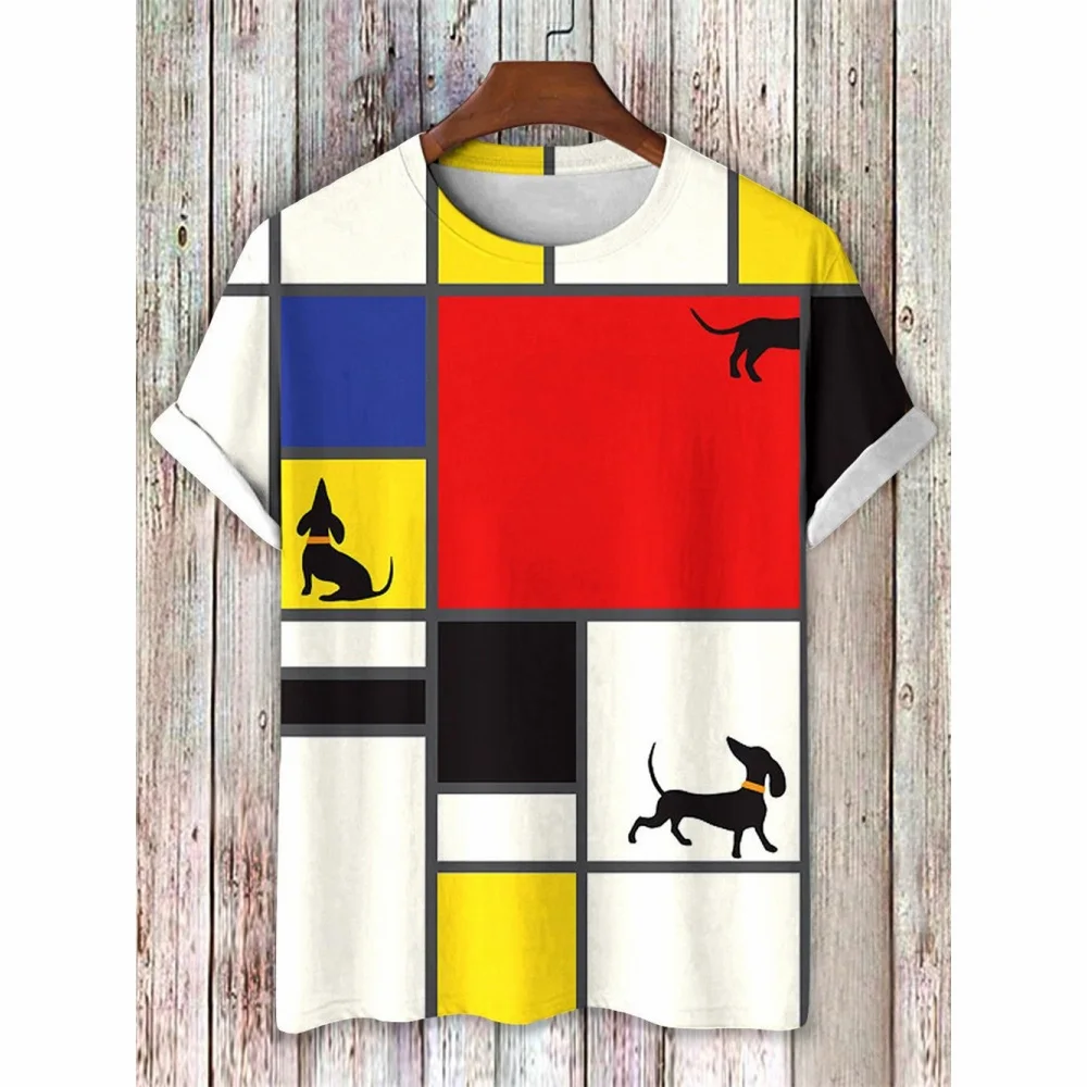 Casual Cartoon Print Unisex T Shirt