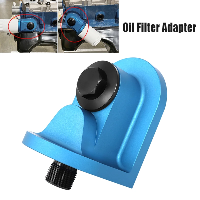 

3/4"-16 Oil Filter Adapter Air Filter Oil Seperator Filters Adapters For Ford Performance M-6880-B50 M-6880-A50