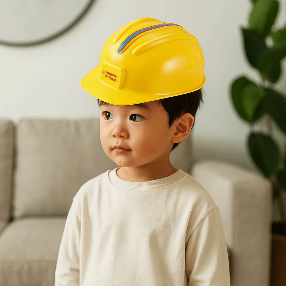 Party Cosplay Supplies Plastic Simulation Engineering Hat Cosplay Ornaments Safety Engineering Hat Construction Hat Adult