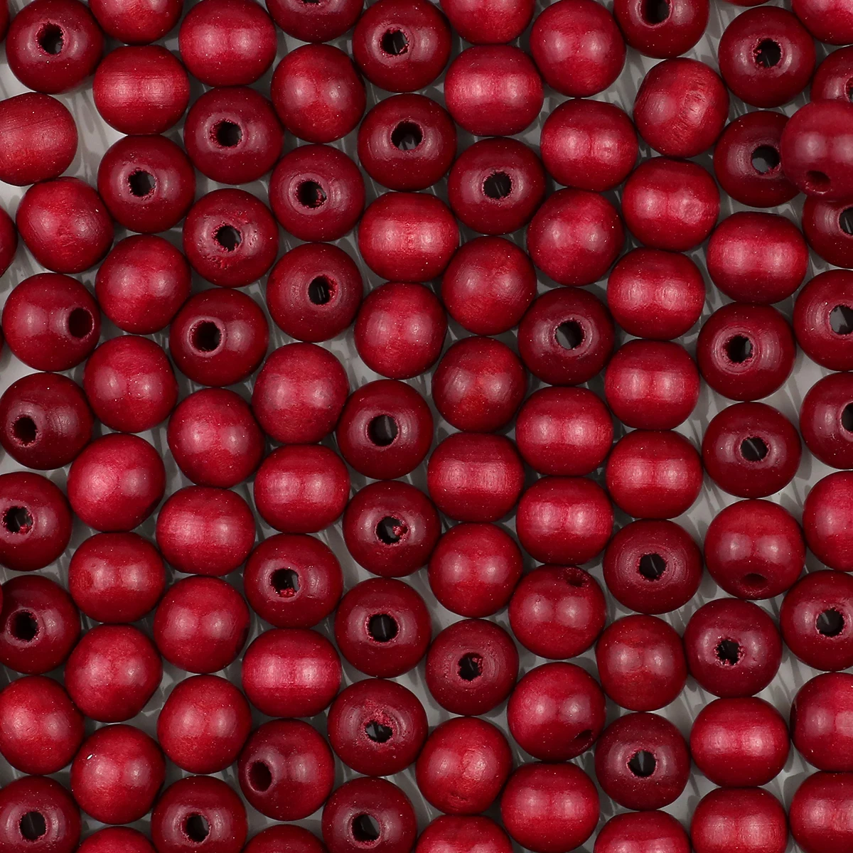 Vibrant Round Wooden Spacer Beads for DIY Jewelry and Accessories