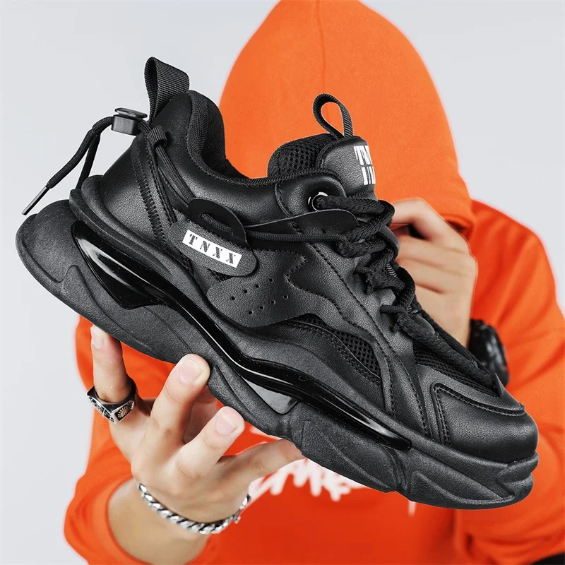Chunky Men's Shoes Original Casual Sports Shoes for Men Free Shipping Fashion Sneakers Male Green Color Running Shoes Designer