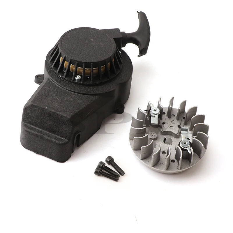 Pull Start Flywheel Recoil Starter Puller For 47cc 49cc 2 stroke Mini Pocket Scooter Dirt Bike ATV pull starter recoil,flywheel puller