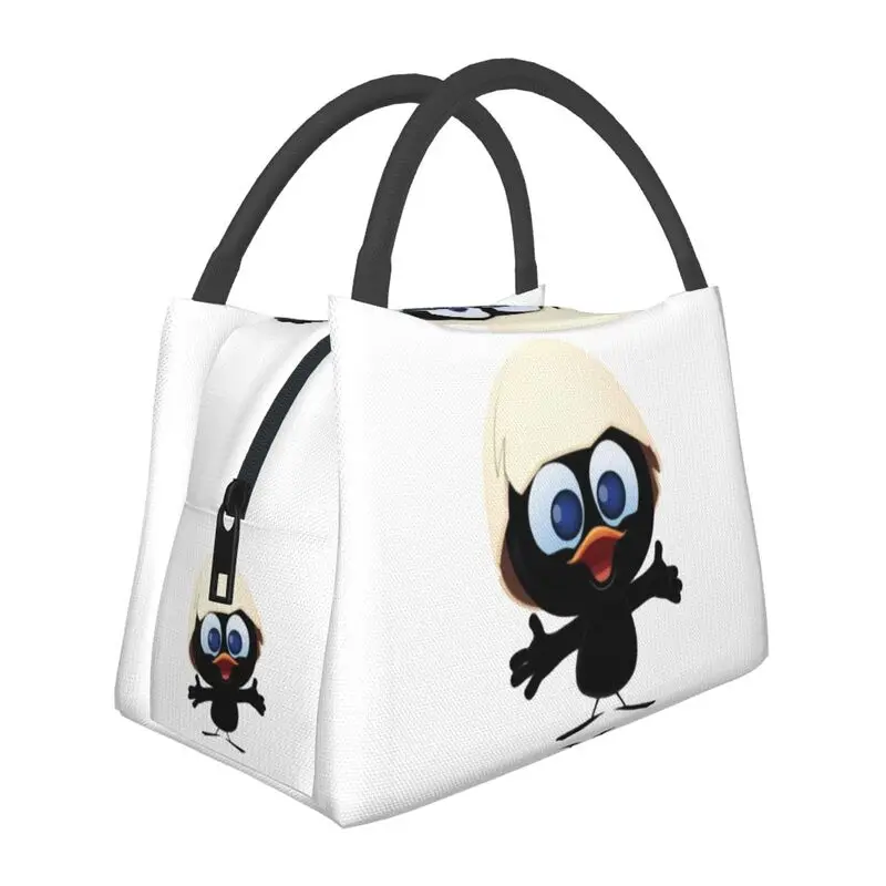

Cute Calimero Thermal Insulated Lunch Bags Comic Cartoon Chiken Resuable Lunch Tote for Outdoor Picnic Storage Meal Food Box
