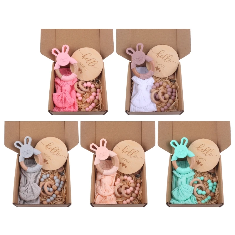 

Цепочки для сосок ручной работы, прочная повязка на голову, прорезыватель для фотографий, браслет с героями мультфильмов, чистый