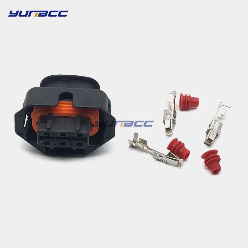 conector automatico femea 3 pinos maneira 35mm 1928403966 10 conjuntos kit 02