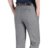 New Design Autumn Men Casual Fashion Pants Thick Loose Male Pant High Waist Straight Trousers Business Man Plus Size 28-40 5