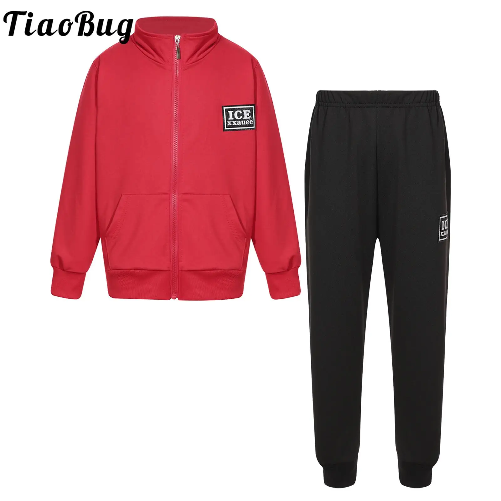 

Spring Autumn 2023 Kids Boys Girls Sweat Suit Tracksuit Letter Print Sports Set Long Sleeve Jacket Sweatshirt with Sweatpants