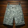 Summer Beach Shorts Men2024New Fashionable Color Pattern Loose Breathable Pants Outdoor Trendy Cropped Pants 1