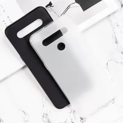 Durable Soft Silicone Phone Back Case, Enhanced Protection and Stylish Design for LG K61 (Black)