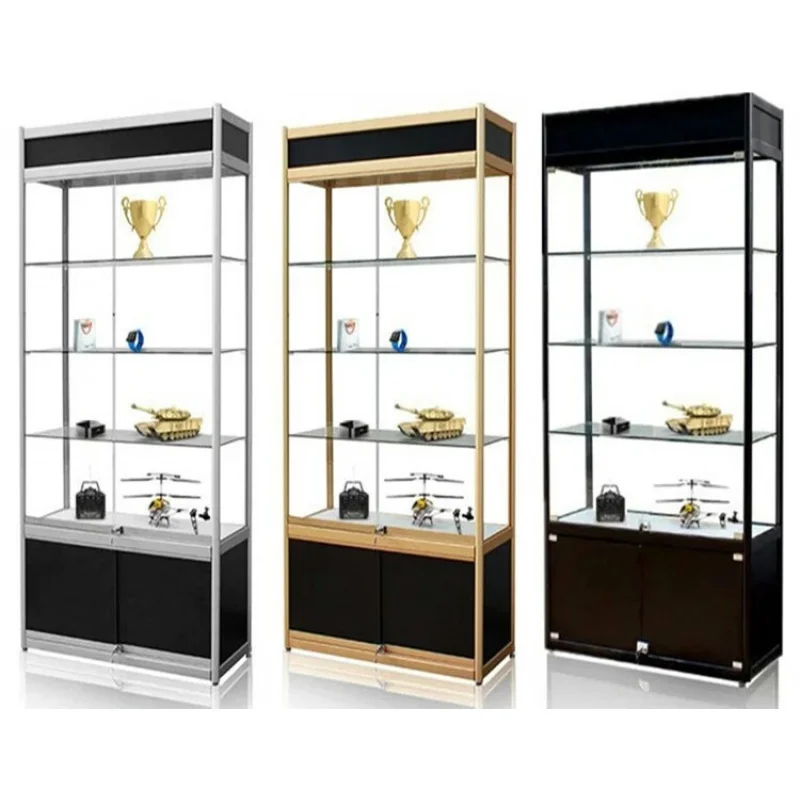 

custom，Factory Direct Showcase For Wine Alcohol Drinks Display Cabinet Showcase Stand Glass Display