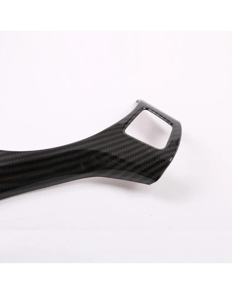 Für BMW 3er Serie E90 E92 (2005-2012) ABS Matt Schwarz Lenkradrahmenabdeckung Zierleiste Aufkleber Autozubehör – Detail 12