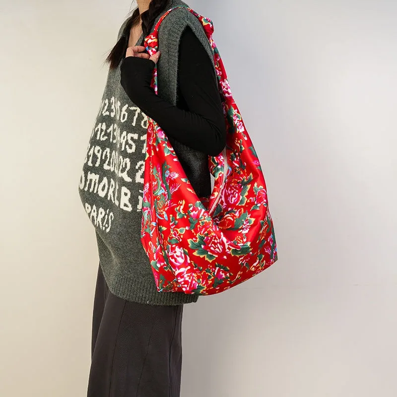 Bolso Bandolera Retro De Color Sólido Para Mujer