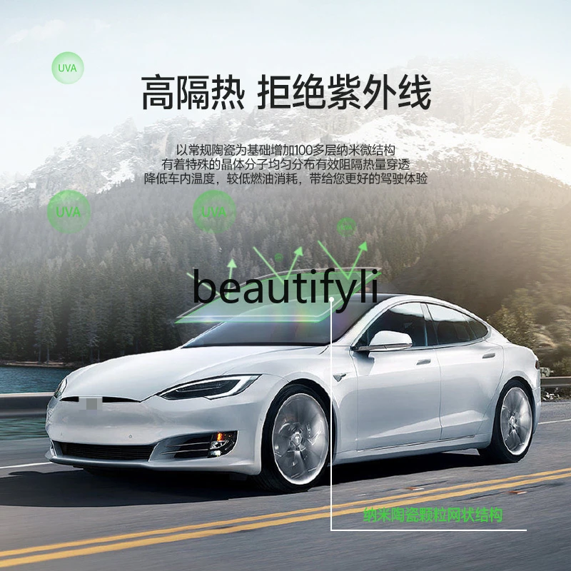 Model3/y car window film glass protective film high insulation anti privacy high definition