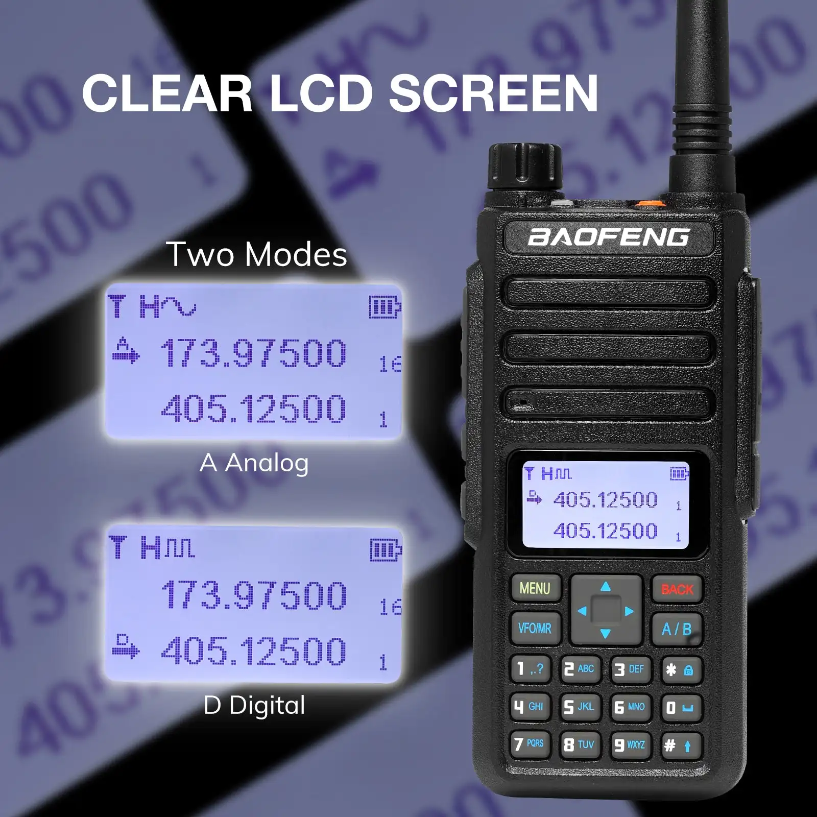 Baofeng DR-1801UV Long Range Dual Band DMR Digital/Analog Walkie Talkie Tier I Tier II Dual Time Slot Upgrade DM-1801 Ham Radios 4