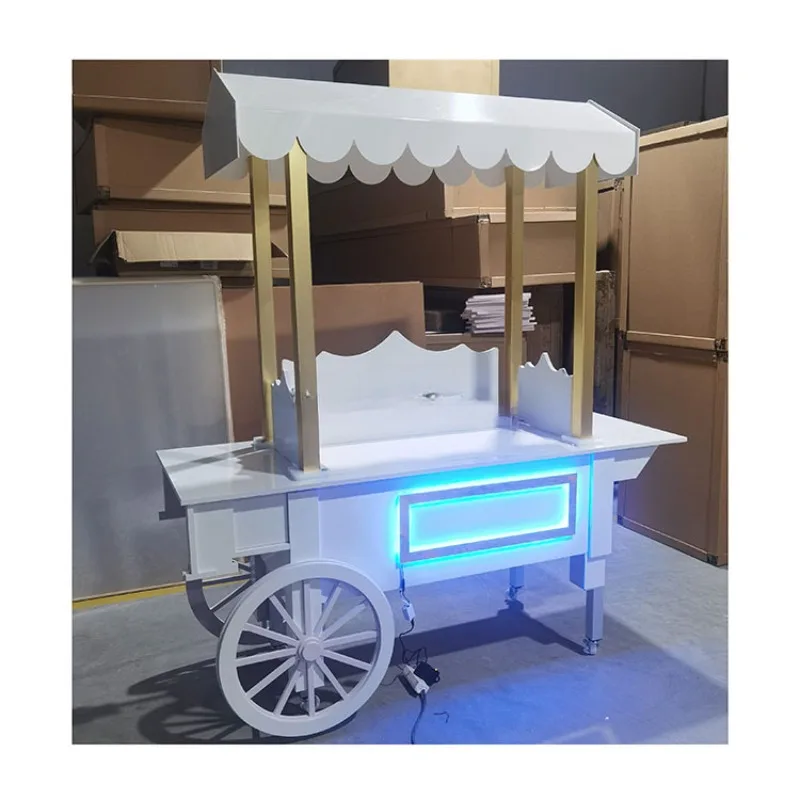 

New Arrival Led RGB Sign Candy Bar Cart For Wedding Birthday Events Decoration Acrylic Candy