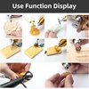 Hanging Flexshaft Mill 680W/980W Electric Jewelry Grinding Polishing Tools Stepless Speed Stone Wood Sanding Pen Polishing Tool 6