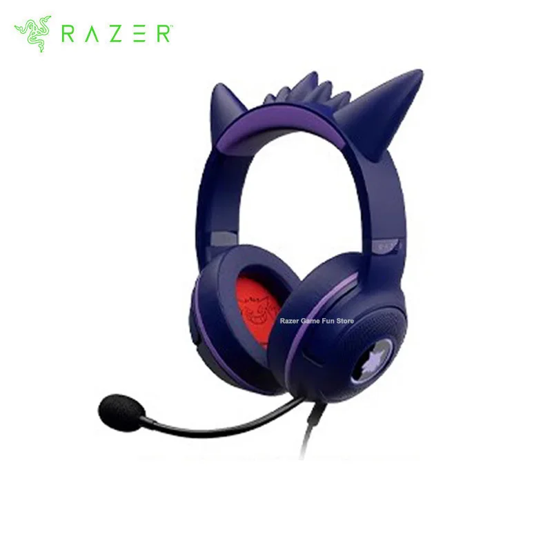 RAZER レイザー　ポケットモンスター　ワイヤレスヘッドフォン RAZER-ポケモンゲーミングヘッドセット,USBケーブル付き,40mm