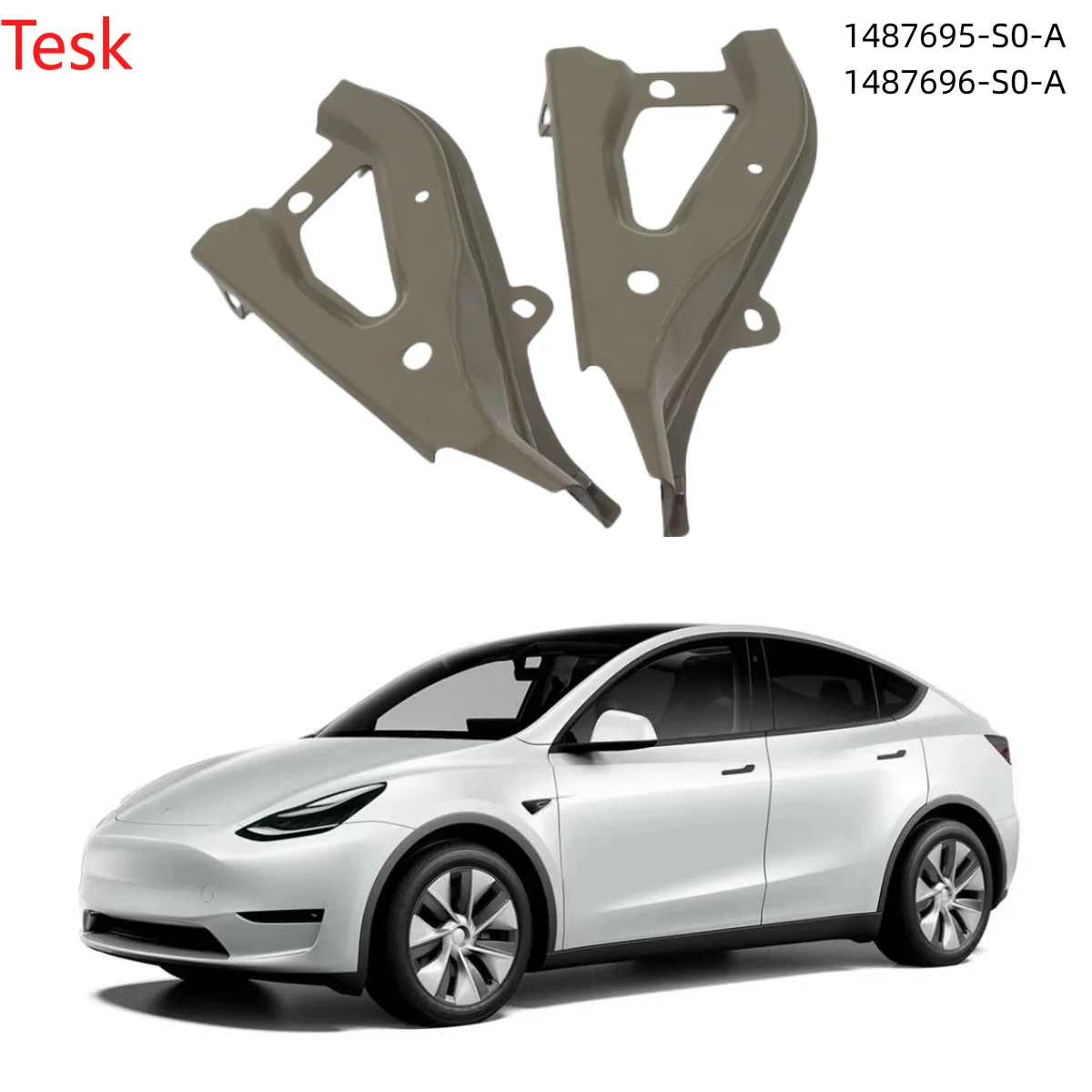 

Tesla Model Y front fender fixing bracket 1487695-S0-A 1487696-S0-A