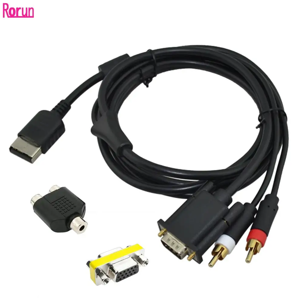 

High Definition VGA Cable HD Box Cable For Sega DC Video Games Console RCA Sound Adapter