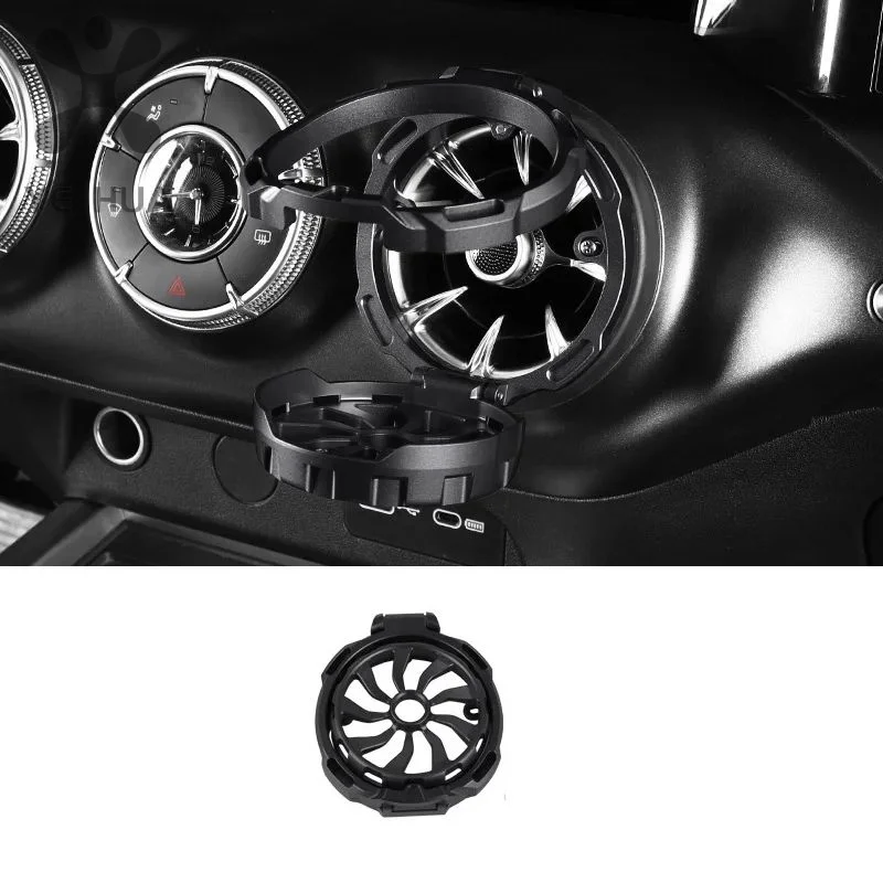 탱크 300 400 에어컨 배출구 물컵 거치대 알루미늄 합금 접이식 컵 거치대, 내부 수정 액세서리