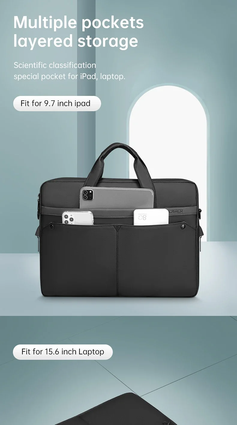 Mark Ryden 14 15.6 inch Laptop Bag Business Briefcase 2-way Water Repellent Laptop HandBag