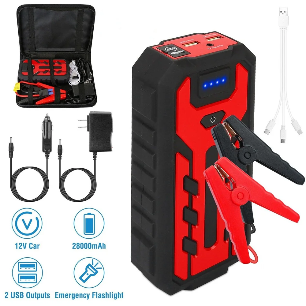 

Car Battery Jump Starter 20000mAh Portable Auto Battery Booster Charger 12V Car Emergency Booster Power Bank Starting Device