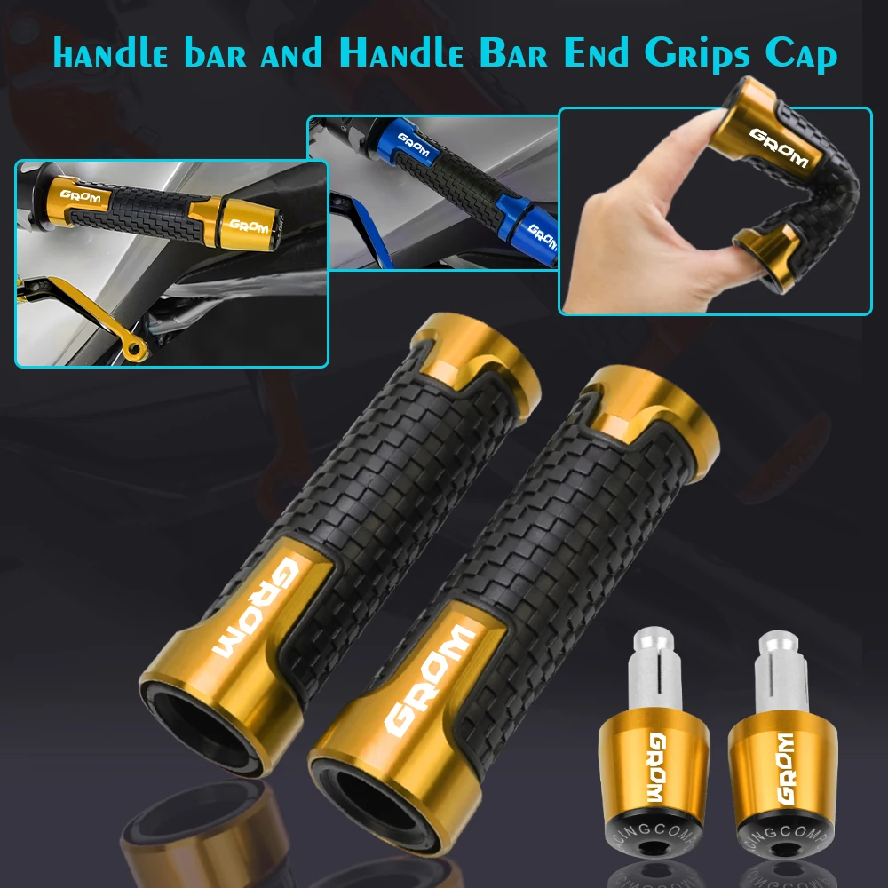 

For HONDA GROM MSX125 MSX 125 2014 2015 2016 2017 2018 2019 2020 2021 Motorcycles Handlebar Grips Plug Slider Handle Bar Ends