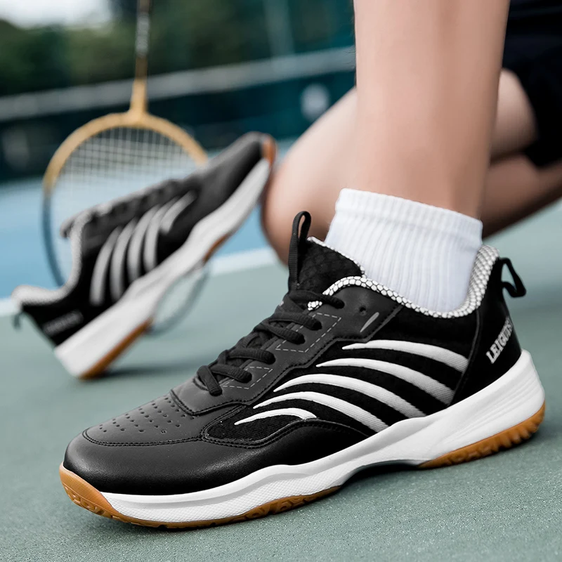 Badminton Shoes Sneakers Mens Tennis Breathable Anti-Slippery Sport Shoes Men Women