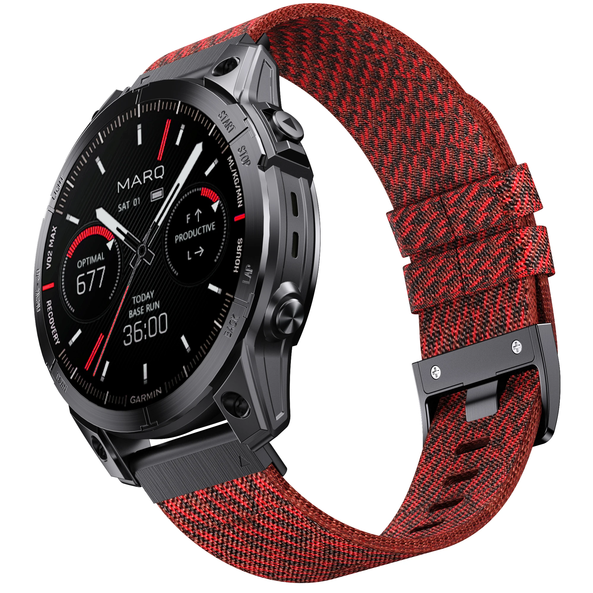 22 26mm Garmin Quick Release Nylon Strap For Fenix 5 6Pro 7Pro Wristband Sport Watch Band Fenix7X/5X/5XPlus/6X/6XPro Bracelet