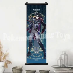 Vibrant Genshin Impact Anime Wall Art Canvas Scroll - Home Decor & Gift - 30x90cm(12x36inch) (JJJZ5 - 25)