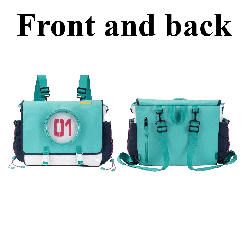 Hatsune Miku Plush Crossbody Backpack - Large-Capacity Festival Gift Bag