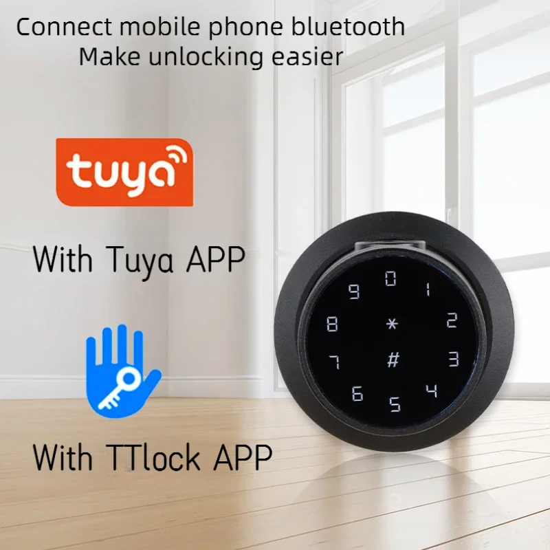 Tuya Bluetooth Smart Ball Handle Lock Fingerprint Lock TTlock Smart Door Lock Password Key