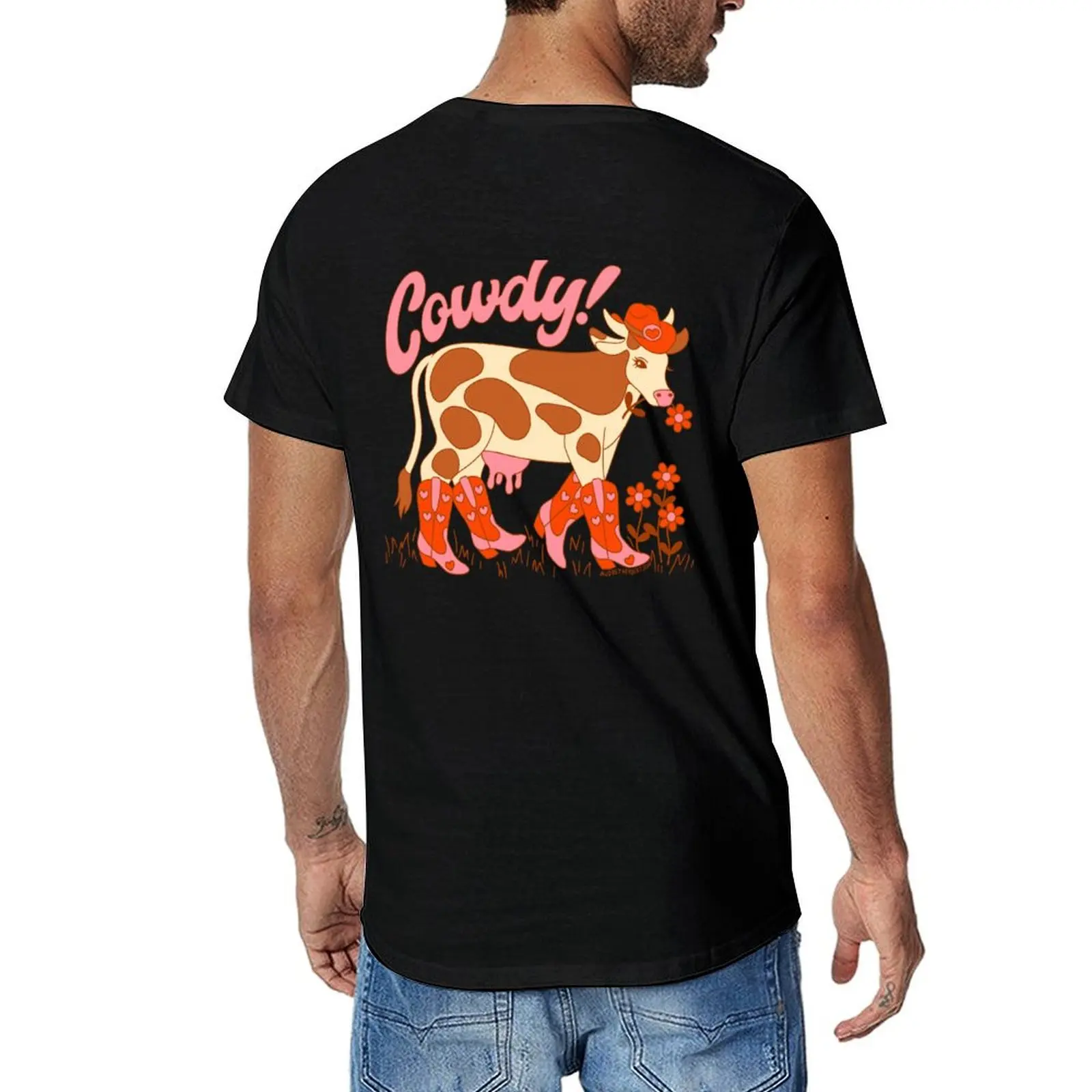 

Cowdy! T-Shirt tops korean fashion Aesthetic clothing men workout shirt