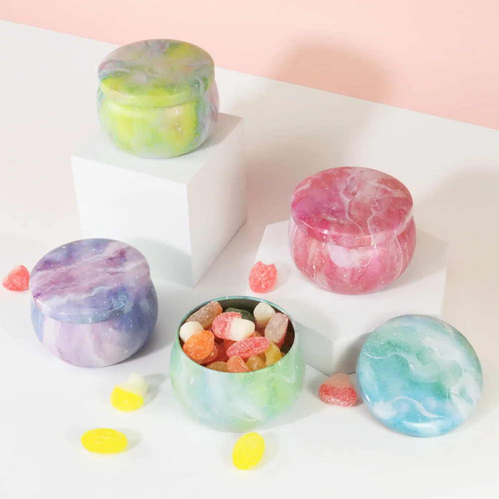 

Sealed Jar Candy Jewelry Box Containers Tea Packaging Tinplate Box Tins Cans Jars Candy Box Jars Home Decor Empty Jars Supplies