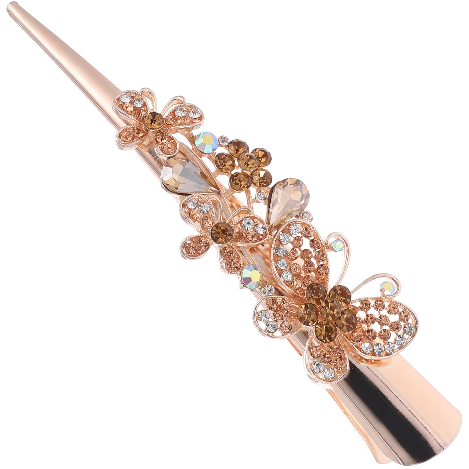 

Hair Clip Women Rhinestone Hair Clip Decorative Butterfly Hair Accessory Women Barrette