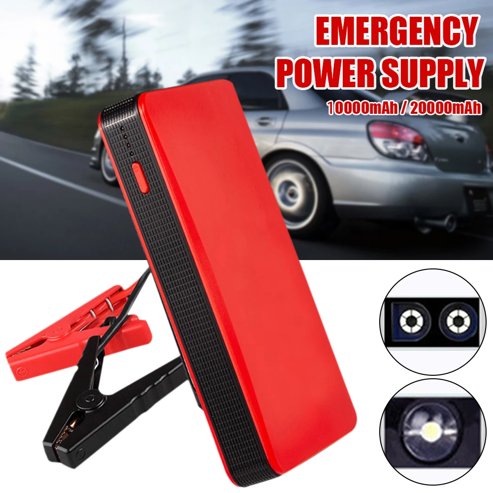 car jumper 20000mAh Car Battery Jump Starter Power Bank 12V 400A Auto Emergency Booster Starting Device with Flashlight for 2.0L Gasoline portable jump starter