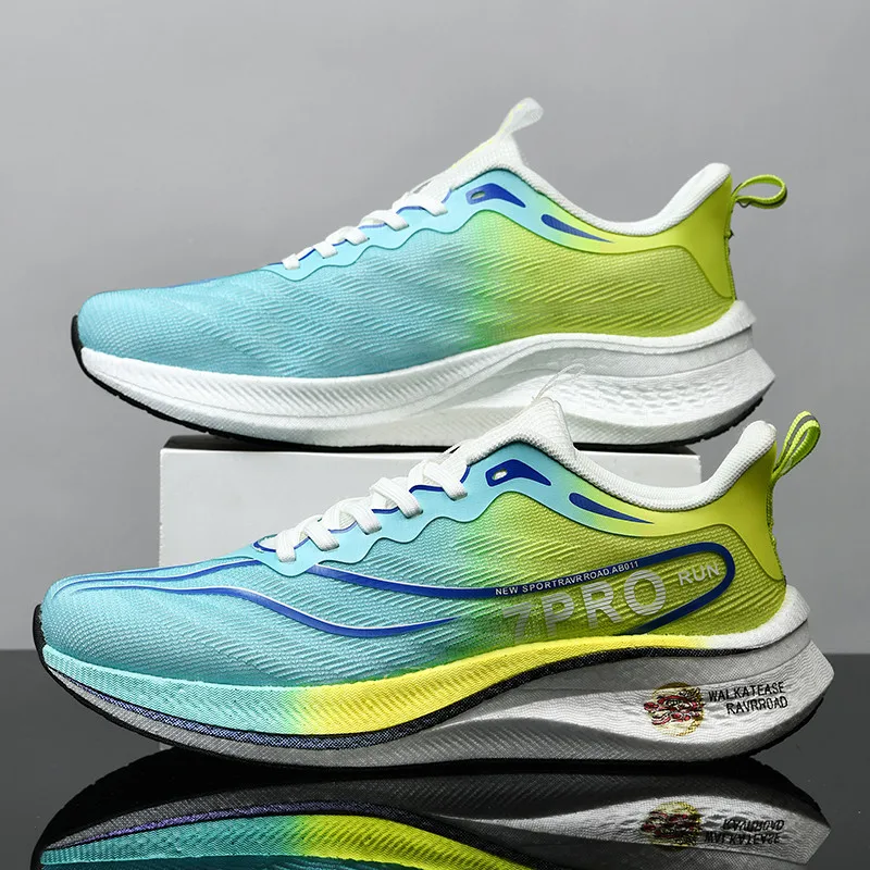 Men's Summer Carbon Plate Running and Training Shoes - Non-slip, Shock-absorbing Sports Footwear