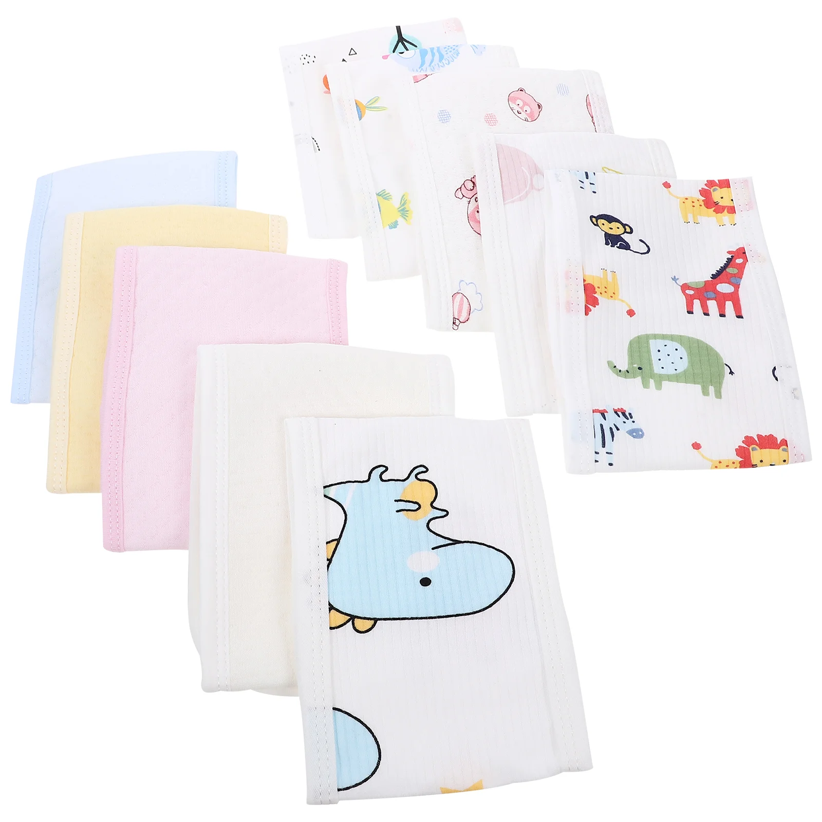 

10 Pcs Newborn Infant Belly Straps European and American Baby Band Cotton Umbilical Cord Bands