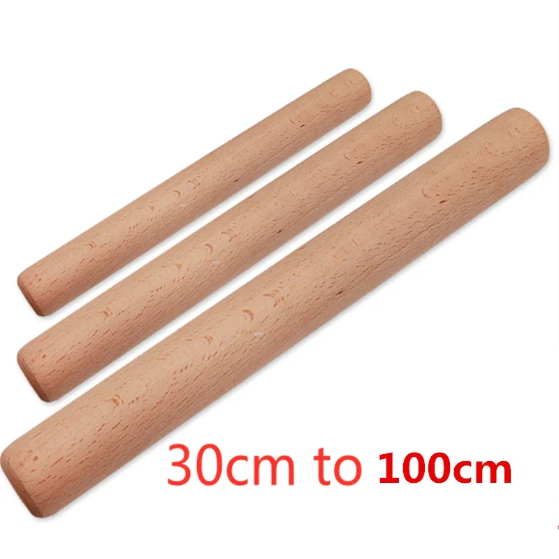 Wooden Roller stick Dough Pastry Pizza Biscuit Tools Pasta Cracker Wide Noodles Baking Bake Roasting Rolling Pin Kitchen pin