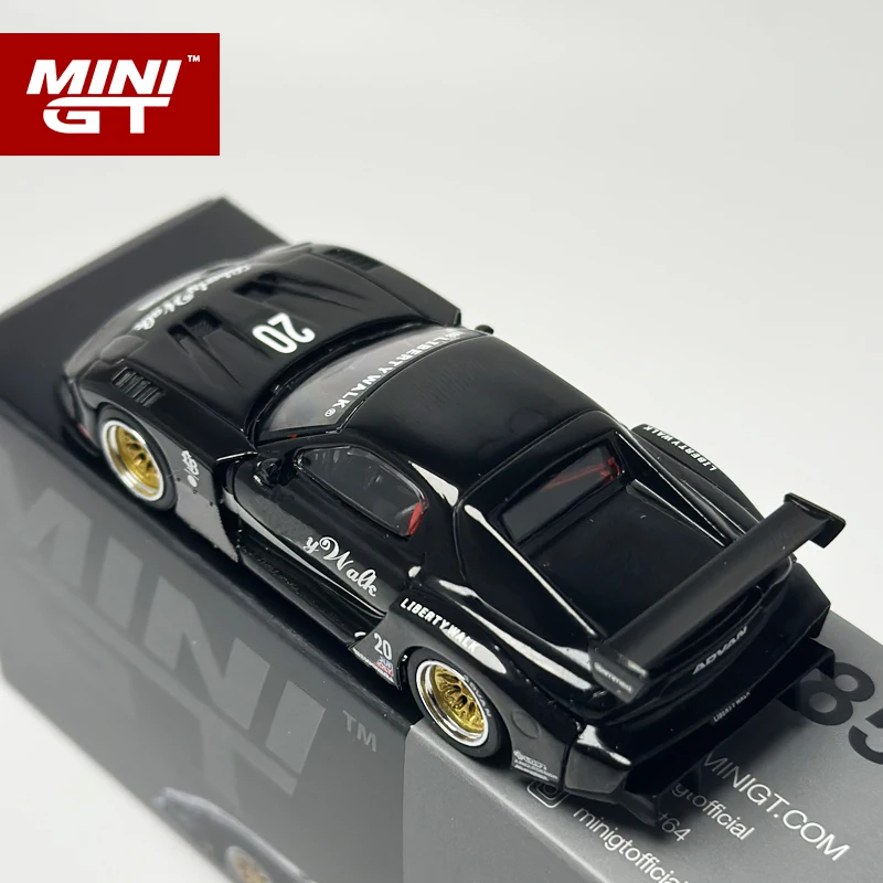 MINIGT 1:64 RX7 LB-Super Silhouette Liberty Walk Black MGT
