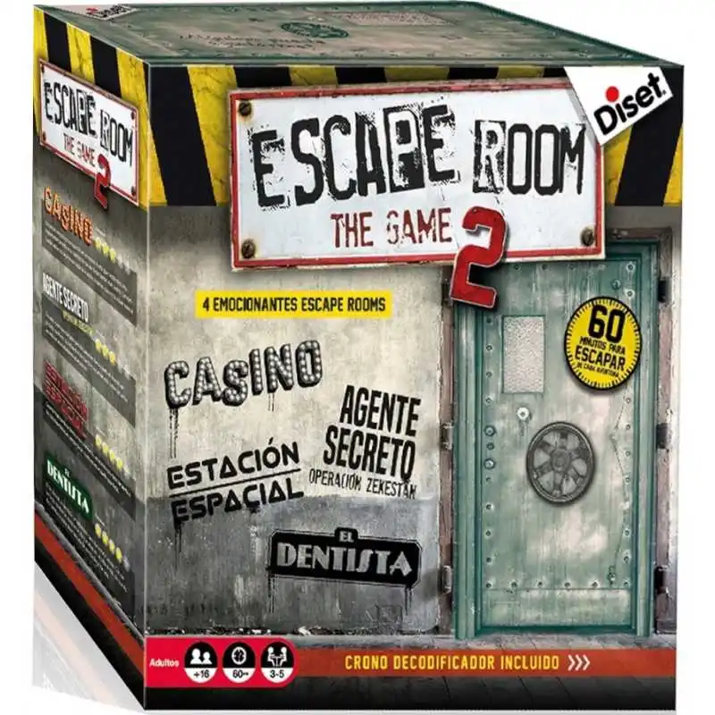 Juego de Mesa Escape Room Segunda Edición Diset|Sala de juegos| - AliExpress