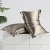 Natural Mulberry Silk Satin Pillowcase for Hair and Skin Superior Quality Pillow Case Solid Color Bedding Pillow Case Cover 1