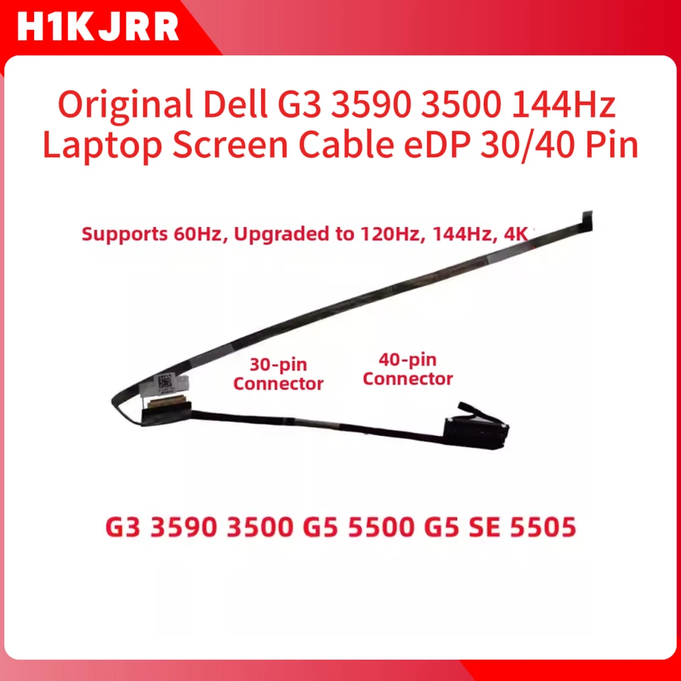 CAVO nastro schermo display LCD EDP per Dell G3 3500 01F2KR 1F2KR 144Hz